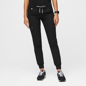 Figs Zamora Jogger Scrub Pants in Black, petite small